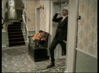 fawlty towers funny walk GIF fawlty towers funny walk GIF